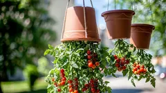 Paradajky hore nohami na balkóne: oplatí sa to, alebo je to len módny výstrelok