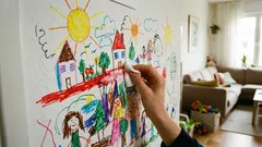 Stopy po fixke: ako ich odstrániť zo stien a nábytku a prečo alkohol funguje, ale voda nie